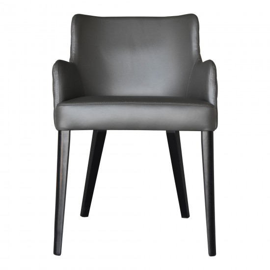 ZAYDEN DINING CHAIR DARK GREY