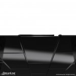 QWALL-VS 50-54 in. W x 41-1/2 in. D x 76 in. H Acrylic Backwall Kit in Black