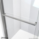 Duet Plus 44-48 in. W x 72 in. H Semi-Frameless Bypass Sliding Shower Door in Brushed Nickel