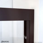 Duet Plus 44-48 in. W x 72 in. H Semi-Frameless Bypass Sliding Shower Door in Oil Rubbed Bronze