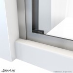 Duet Plus 50-54 in. W x 72 in. H Semi-Frameless Bypass Sliding Shower Door in Brushed Nickel