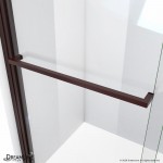 Duet Plus 56-60 in. W x 72 in. H Semi-Frameless Bypass Sliding Shower Door in Oil Rubbed Bronze