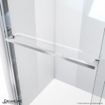 Duet Plus 55-59 in. W x 58 in. H Semi-Frameless Bypass Sliding Tub Door in Chrome