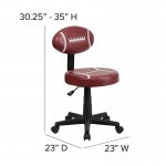 Football Swivel Task Office Chair