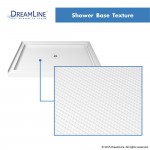 SlimLine 36 in. D x 36 in. W x 2 3/4 in. H Center Drain Single Threshold Shower Base in White