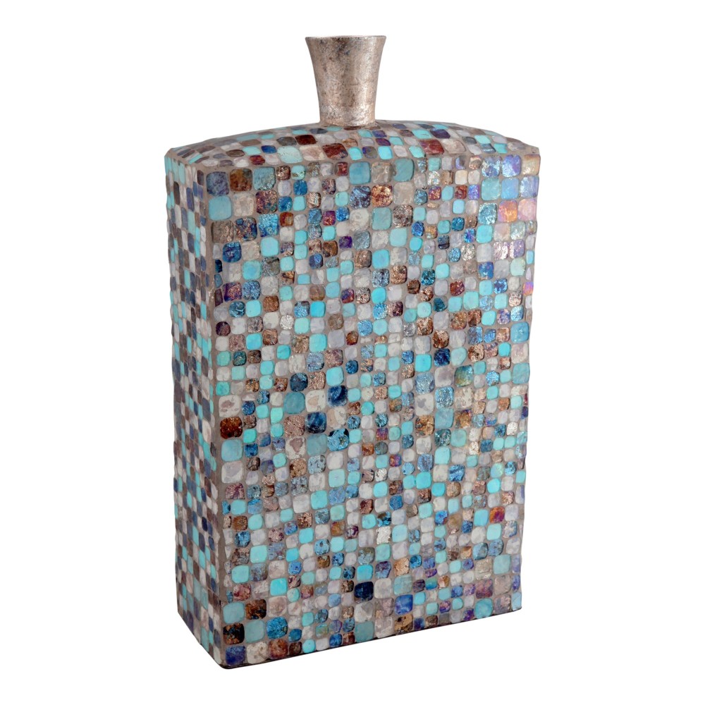 AZUL MOSAIC VASE TALL AZUL MOSAIC VASE TALL