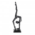 NAMASTE STATUE GRAPHITE