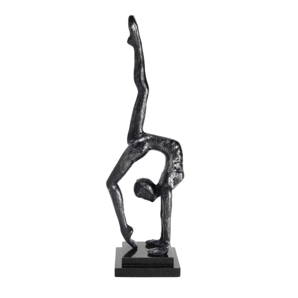 NAMASTE STATUE GRAPHITE