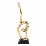 NAMASTE STATUE GOLD