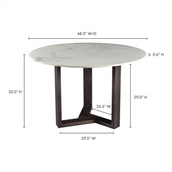 JINXX DINING TABLE CHARCOAL GREY