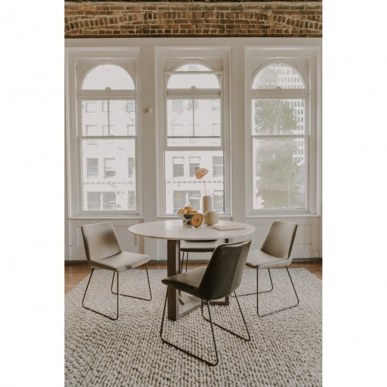 JINXX DINING TABLE CHARCOAL GREY