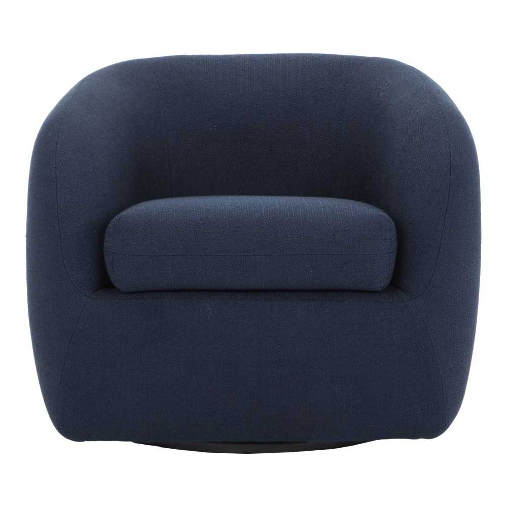 MAURICE SWIVEL CHAIR MIDNIGHT BLUE