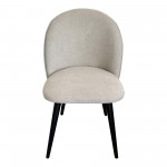 CLARISSA DINING CHAIR LIGHT GREY-M2