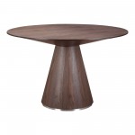 OTAGO DINING TABLE ROUND WALNUT