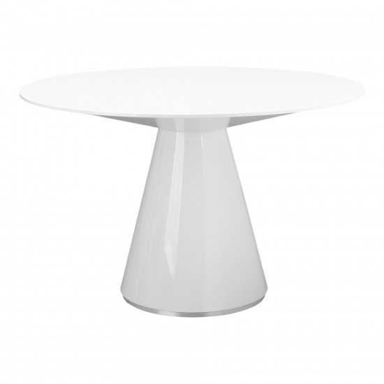 OTAGO DINING TABLE ROUND WHITE