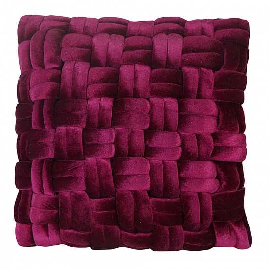 PJ VELVET PILLOW WINE