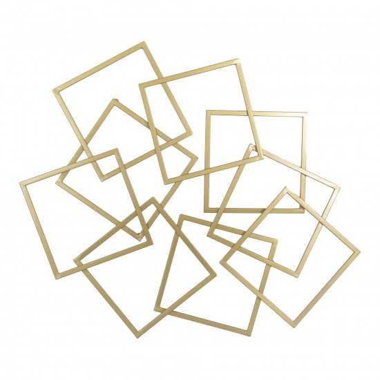 QUAD WALL ART GOLD