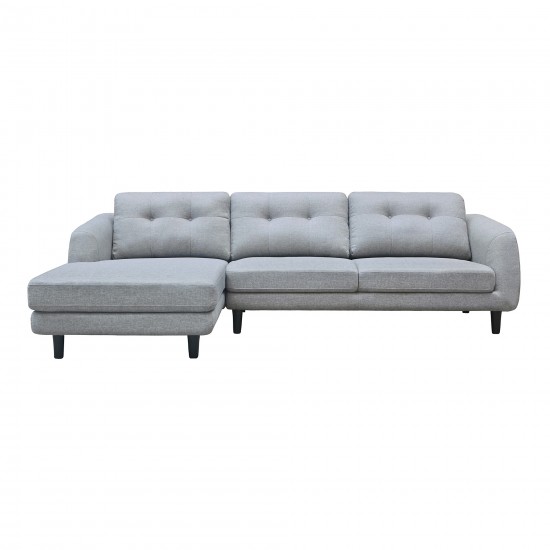 COREY SECTIONAL DARK GREY LEFT