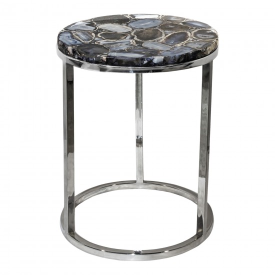 SHIMMER AGATE ACCENT TABLE