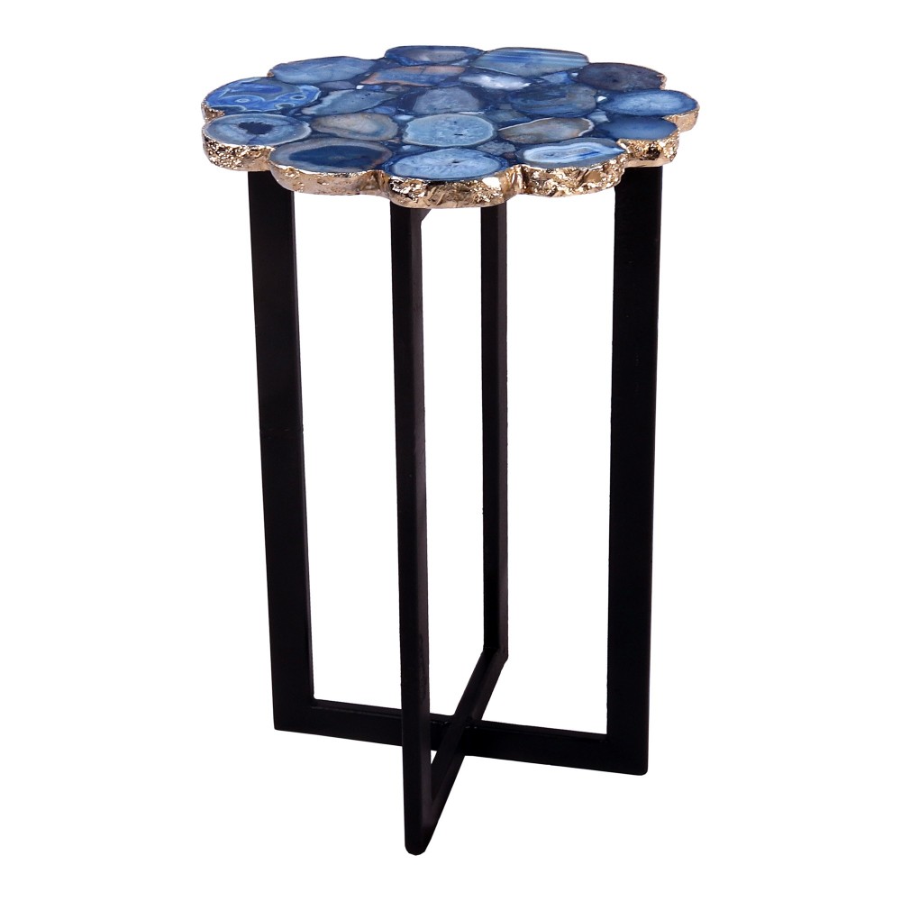 AZUL AGATE ACCENT TABLE