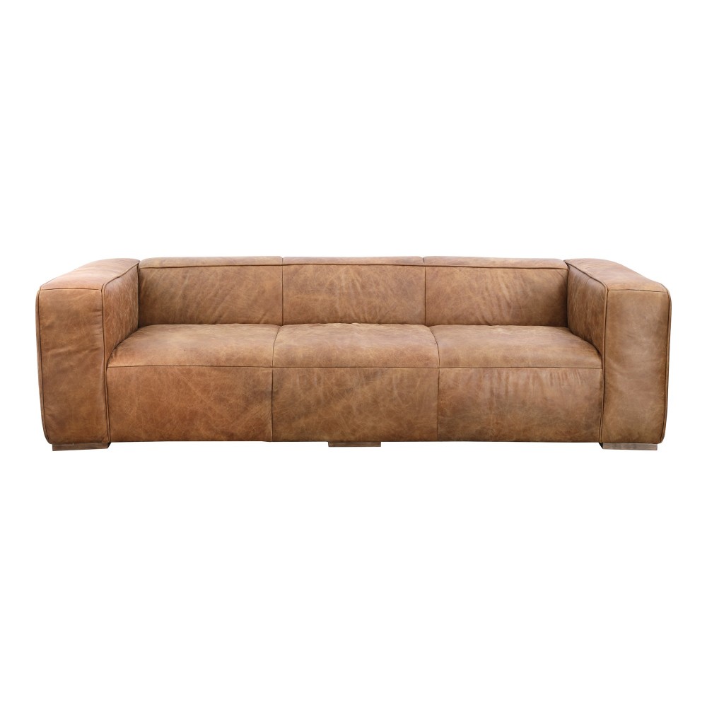 BOLTON SOFA OPEN ROAD BROWN LEATHER