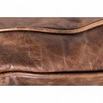 DARLINGTON SOFA GRAZED BROWN LEATHER