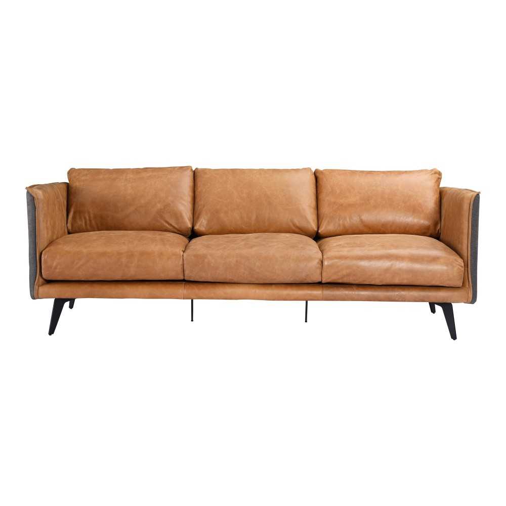MESSINA LEATHER SOFA CIGARE TAN LEATHER MESSINA LEATHER SOFA CIGARE TAN LEATHER