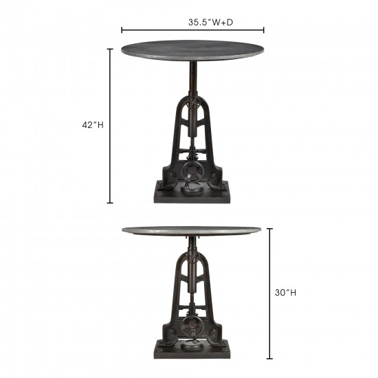 DELAWARE ADJUSTABLE CAFÉ TABLE