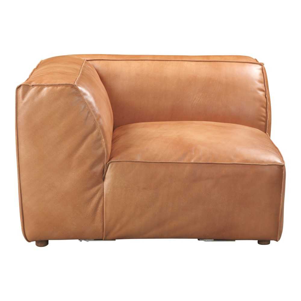 LUXE CORNER CHAIR TAN