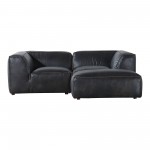 LUXE NOOK MODULAR SECTIONAL ANTIQUE BLACK