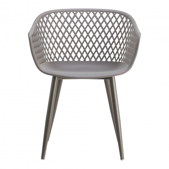 PIAZZA OUTDOOR CHAIR GREY-M2