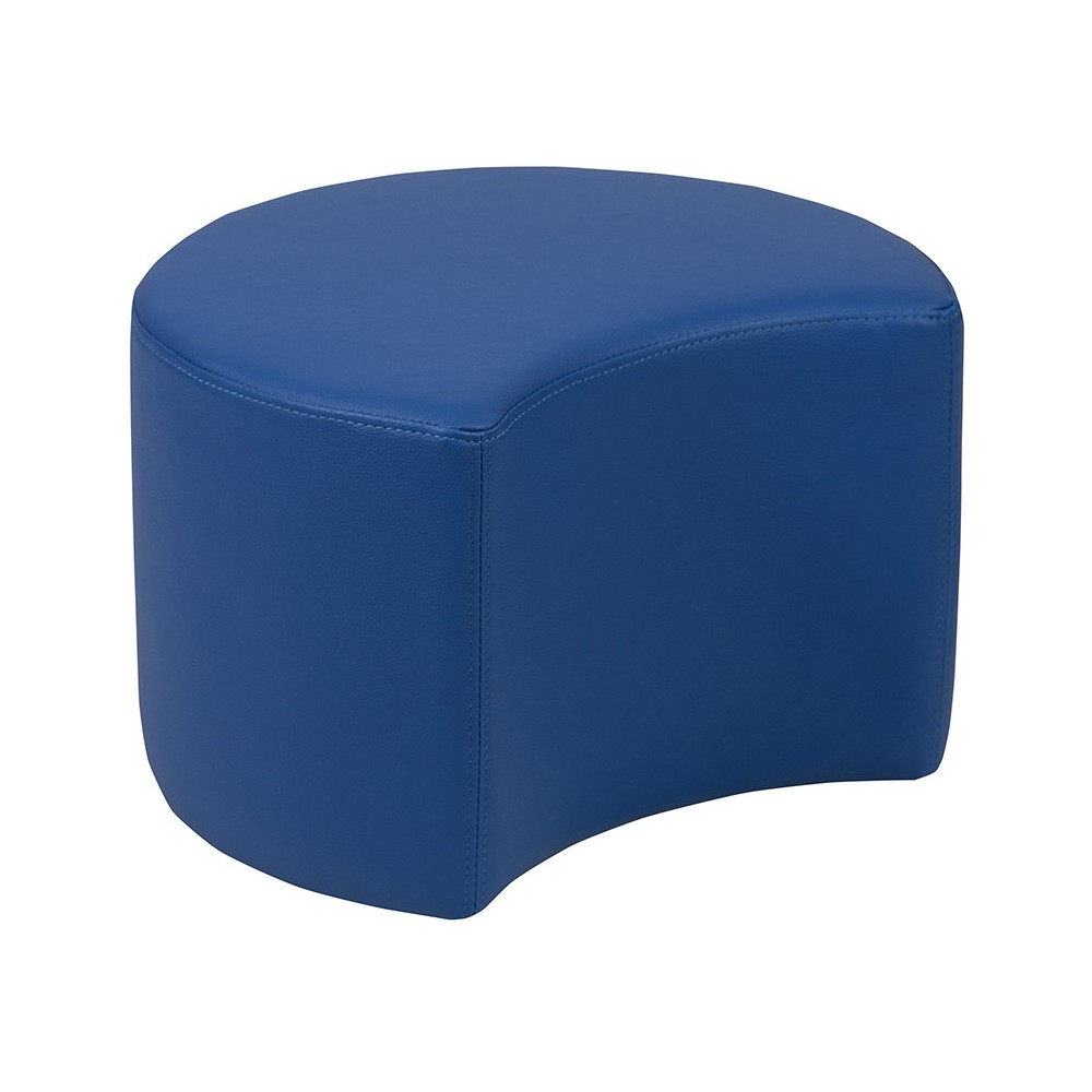 Soft Seating Collaborative Moon for Classrooms and Daycares - 12" Seat Height (Blue)