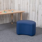 Soft Seating Collaborative Moon for Classrooms and Daycares - 12" Seat Height (Blue)