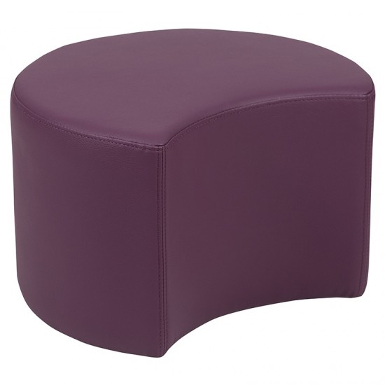 Soft Seating Collaborative Moon for Classrooms and Daycares - 12" Seat Height (Purple)