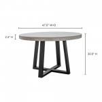 VAULT DINING TABLE WHITE