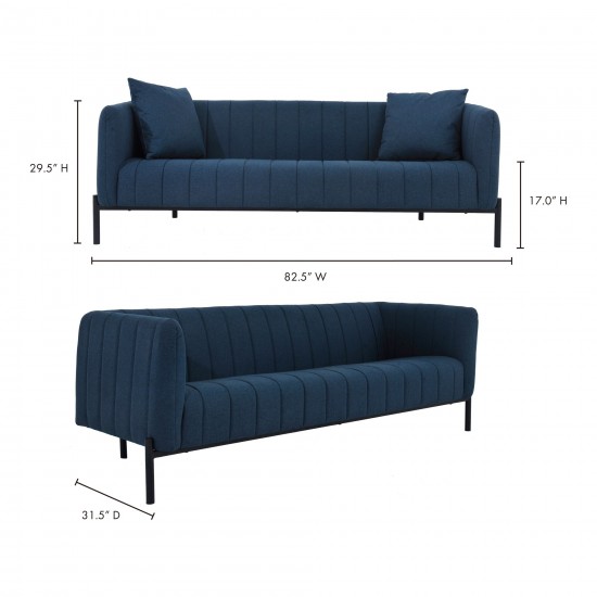 JAXON DARK BLUE SOFA