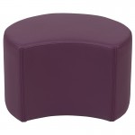 Soft Seating Collaborative Moon for Classrooms and Daycares - 12" Seat Height (Purple)