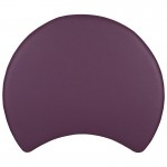 Soft Seating Collaborative Moon for Classrooms and Daycares - 12" Seat Height (Purple)