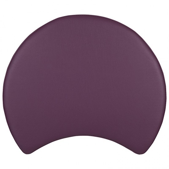 Soft Seating Collaborative Moon for Classrooms and Daycares - 12" Seat Height (Purple)