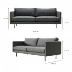RAPHAEL SOFA ANTHRACITE