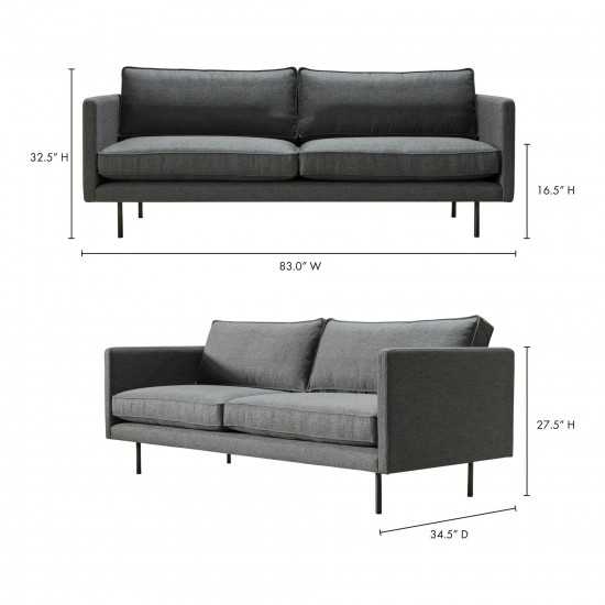 RAPHAEL SOFA ANTHRACITE