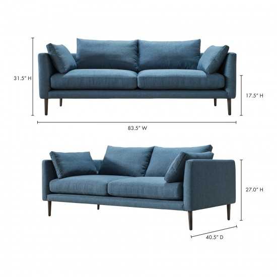 RAVAL SOFA DARK BLUE