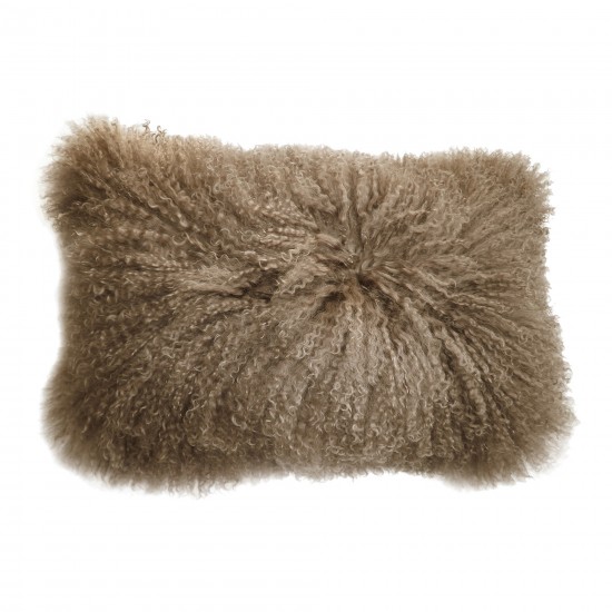LAMB FUR PILLOW RECT. NATURAL