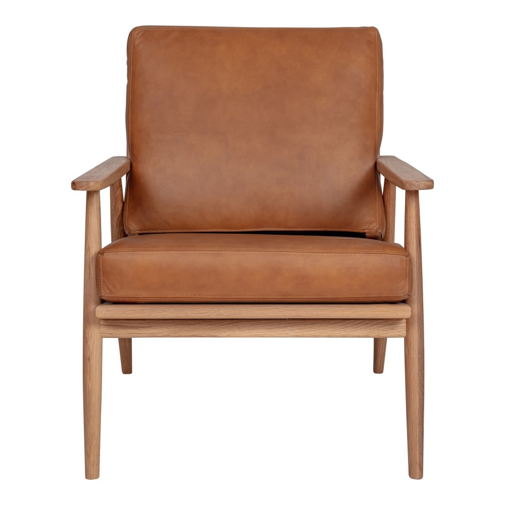 HARPER LEATHER LOUNGE CHAIR TAN HARPER LEATHER LOUNGE CHAIR TAN