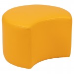 Soft Seating Collaborative Moon for Classrooms and Daycares - 12" Seat Height (Yellow)