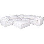 CLAY MODULAR SECTIONAL LIVESMART FABRIC WHITE