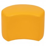 Soft Seating Collaborative Moon for Classrooms and Daycares - 12" Seat Height (Yellow)