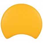 Soft Seating Collaborative Moon for Classrooms and Daycares - 12" Seat Height (Yellow)