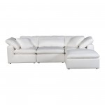 TERRA CONDO LOUNGE MODULAR SECTIONAL LIVESMART FABRIC CREAM
