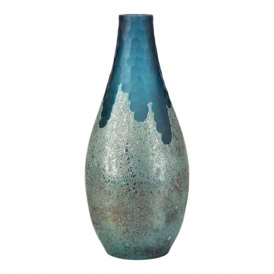 TEARDROP VASE BLUE